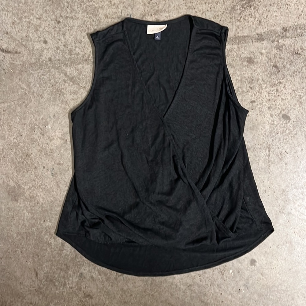 Black Wrap Top from Target, Size XL
